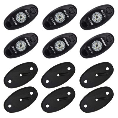 RIGID Boat Deck Light Kit Cool White (Set of 6) 400853