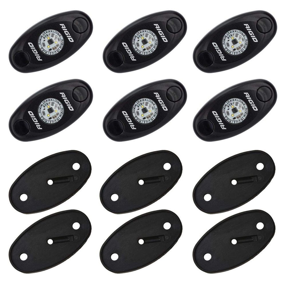 RIGID Boat Deck Light Kit Cool White (Set of 6) 400853