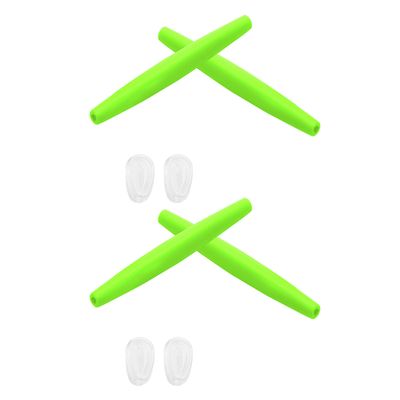 2 Pair Green Replacement Earsocks & Nosepieces Kits for Oakley Crosshair New 2012 OO4060