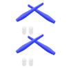2 Pair Blue Replacement Earsocks & Nosepieces Kits for Oakley Crosshair 2.0 OO4044 view 1