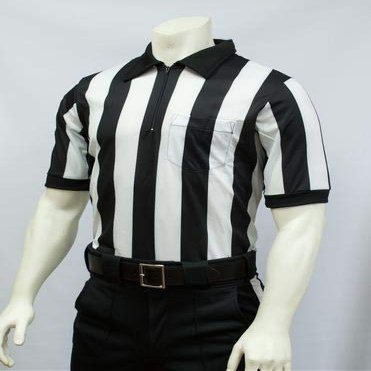 Smitty | FBS-117M | 2" Stripe MESH Football Officials Short Sleeve Shirt (XXXL)