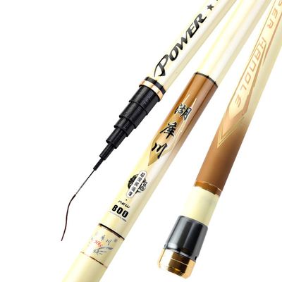 ZFF Fishing Rod Ultra Light Super Hard High Carbon 8-15 Meters Long Section to Fight The Nest Stream Telescopic (Size : 13m)
