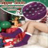 EBMORE Women Slipper Fuzzy Socks Fluffy Cozy Cabin Warm Winter Soft Thick Comfy Fleece Christmas Anti Slip Home Stocking Stuffer(Purple) view 3