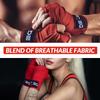 DEFY Professional 180 Inch Hand Wraps for Boxing Muay Thai MMA Elastic Bandages for Men & Women -Pair (Red) view 4
