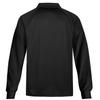 MOHEEN Men's Long Sleeve Moisture Wicking Performance Golf Polo Shirt (2XL,Black) view 3