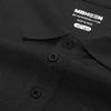 MOHEEN Men's Long Sleeve Moisture Wicking Performance Golf Polo Shirt (2XL,Black) view 4