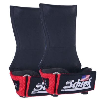 Schiek Sports 1900 Ultimate Hand Grip - 9 mm Thick Neoprene Grips for Weight Lifting - Ultra Durable Non Slip Secure Grip
