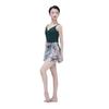 118145010 Dancewear Wholesale Wrap Skirt Ballet Polyester Dance Skirt (L 170, Green+Yellow) view 2