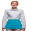 DayStar Apparel 104 Three Pocket Waist Apron w/Webbing Belt, Turquoise, Regular view 2