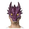 HMS Unisex-Adult's Supersoft Crystal Dragon Mask-PU, Purple, One Size view 2