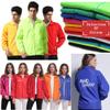 Long Sleeve Shirts Windbreaker Customize Your Logo Workwear Jackets for Outdoor Team Work Uniform Unisex (Woman S, Red) view 3