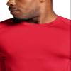 ATHLIO Men's Cool Dry Short Sleeve Compression Shirts, Sports Baselayer T-Shirts Tops, Athletic Workout Shirt, 3pack Tops Black/Charcoal/Red, X-Large view 4