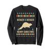 Beaver Merry Christmas Vintage Retro Sweatshirt view 1