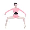 118146001 Baiwu Girls Ballet Cross Front Sweater Ballet Hand Protect Warm up Dancewear (L 170, Coral Pink) view 4