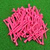 MYKUJA Pink Bamboo 3-1/4 inch Golf Tees (100-Pack) for Women & Girls, Womens Golf Tees view 1