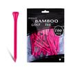 MYKUJA Pink Bamboo 3-1/4 inch Golf Tees (100-Pack) for Women & Girls, Womens Golf Tees view 3