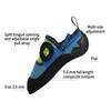 EVOLV Venga Kids Rock Climbing Shoe for Bouldering & Indoor Climbing - Blue/Neon Lime - 4 view 3
