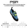 EVOLV Venga Kids Rock Climbing Shoe for Bouldering & Indoor Climbing - Blue/Neon Lime - 4 view 4