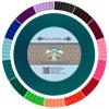 Country Brook Design - 1 Inch Teal Super Heavy Nylon Webbing, 50 Yards view 1