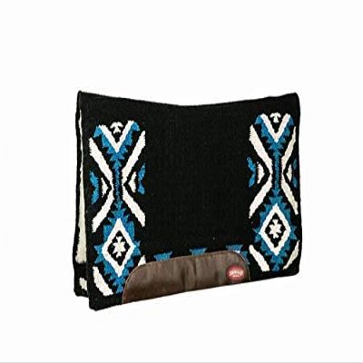 Showman 33" X 38" Contoured Cutter Style Saddle Pad w/Navajo Top Design
