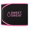 Sports Research Sweet Sweat Waist Trimmer (Core Series) - Premium Sweat Enhancing Fitness Band for Women & Men - Adjustable Fit  Latex-Free Neoprene - Pink Logo, Large view 1