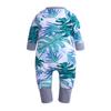 Kids Tales Baby Boys Handed Footed Cotton Pajama Sleeper Zipper Romper view 2