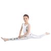 inlzdz Kids Boys Girls Metallic Full Body Unitard Gymnastics Leotard Sleeveless Jumpsuit Ballet Tank Dancewear Silver 5-6 view 4