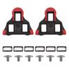 Origin8 Split Fixed 6 SPD-SL Cleats, Black/Red view 1