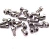 AKOAK 10 Pcs/Pack Bike Water Bottle Cage Bolts M5 Hex Socket Tapping Screw for Bottle Holder Bracket Rack Cycling view 1