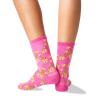 Hot Sox womens Animal Series Novelty Fashion Crew Casual Sock, Pink, 6 12 US view 2