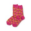 Hot Sox womens Animal Series Novelty Fashion Crew Casual Sock, Pink, 6 12 US view 3