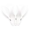 CUESOUL Integrated Dart Shaft and Flights-Pear Shape Dart Flight White