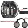 JFFCESTORE Tactical Airsoft Military Paintball Metal Mesh Side Cover with Ear Protection for Fast Helmet (Not Including Helmet)(Black) view 4