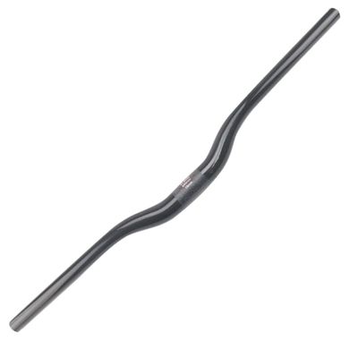 Alfa Pasca Carbon MTB Handlebars 31.8mm Mountain Bike Riser Handlebar Black 3K Glossy Carbon Fiber Handle bar 680/700/720/740/760mm Bicycle Accessories