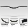 Alfa Pasca Carbon MTB Handlebars 31.8mm Mountain Bike Riser Handlebar Black 3K Glossy Carbon Fiber Handle bar 680/700/720/740/760mm Bicycle Accessories view 2