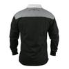 Guinness Heritage Charcoal and Black Rugby Jersey Long Sleeve Rugby Shirts for Men | Mens Ireland Polo Jerseys view 2