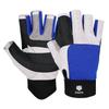 FitsT4 Sports Sailing Gloves 3/4 Finger and Grip Great for Sailing, Yachting, Paddling, Kayaking, Fishing, Dinghying Water Sports for Men and Women Blue M view 1