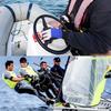 FitsT4 Sports Sailing Gloves 3/4 Finger and Grip Great for Sailing, Yachting, Paddling, Kayaking, Fishing, Dinghying Water Sports for Men and Women Blue M view 4