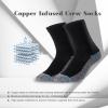 Kodal Copper Infused Crew Socks Business Athletic Moisture Wicking Odor Free Comfortable for All Day Wear (4 Pairs) view 3
