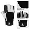 FitsT4 Sports Sailing Gloves 3/4 Finger and Grip Great for Sailing, Yachting, Paddling, Kayaking, Fishing, Dinghying Water Sports for Men and Women Black XL view 2