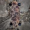 All Natural Longboard Deck - Wolf view 1