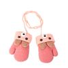 Baby Mittens Winter Warm Mitts Infant Boys Girls Full Finger Gloves Magic Snow Mittens on String Xmas New Year Gloves view 1