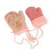 Baby Mittens Winter Warm Mitts Infant Boys Girls Full Finger Gloves Magic Snow Mittens on String Xmas New Year Gloves view 4