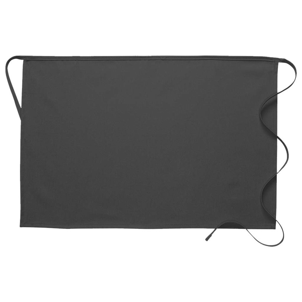 DayStar Apparel 110NP No Pocket Half Bistro Apron, Charcoal