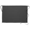DayStar Apparel 110NP No Pocket Half Bistro Apron, Charcoal view 1