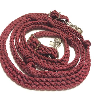 barrel reins horse tack maroon burgundy