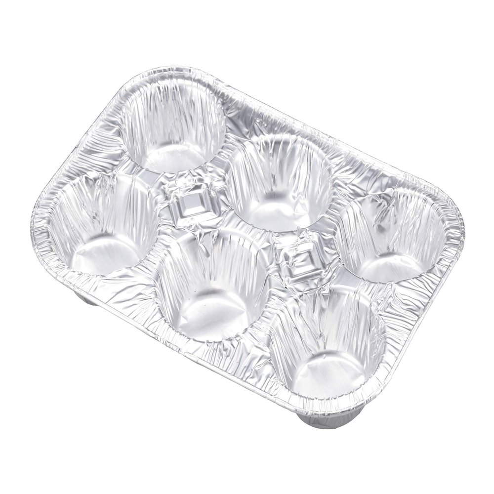 Captain Stagg (CAPTAIN STAG) Aluminum Plate BBQ Aluminum 6-Well Plate 28  19cm 2-Pack UG-1567