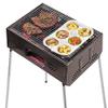 Captain Stagg (CAPTAIN STAG) Aluminum Plate BBQ Aluminum 6-Well Plate 28  19cm 2-Pack UG-1567 view 3