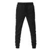 Drawstring Pant Fashion Men's Sport Pure Color Bandage Casual Loose Sweatpants Black view 4