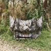Auscamotek Ground Blind 510 Feet for Deer Hunting Turkey Blinds Camouflage Pattern Height Adjustable -Woodland Brown Leaf view 4